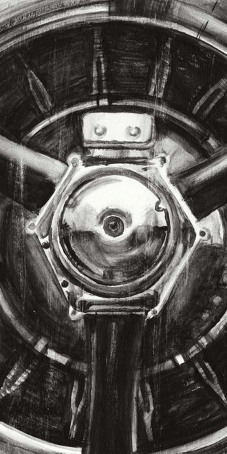 Vintage Propeller II Poster Print - Ethan Harper