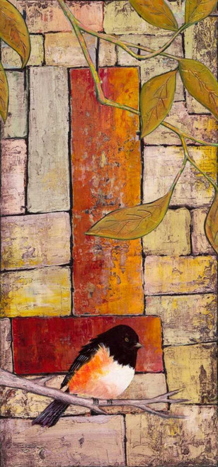 Textured Bird Panel I Poster Print - Mehmet Altug ()