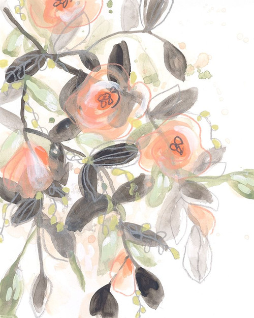 Sheer Blossoms II Poster Print - June Erica Vess