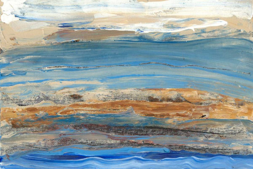 Indigo Currents II Poster Print - Alicia Ludwig