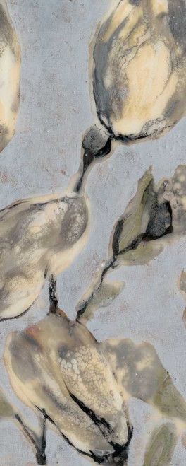 Flower Bud Triptych II Poster Print - Jennifer Goldberger