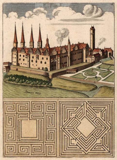 Castle and Maze I Poster Print - Unknown Castle and Maze I Poster Print - Unknown