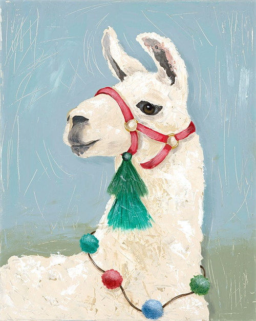 Painted Llama I Poster Print - Jade Reynolds