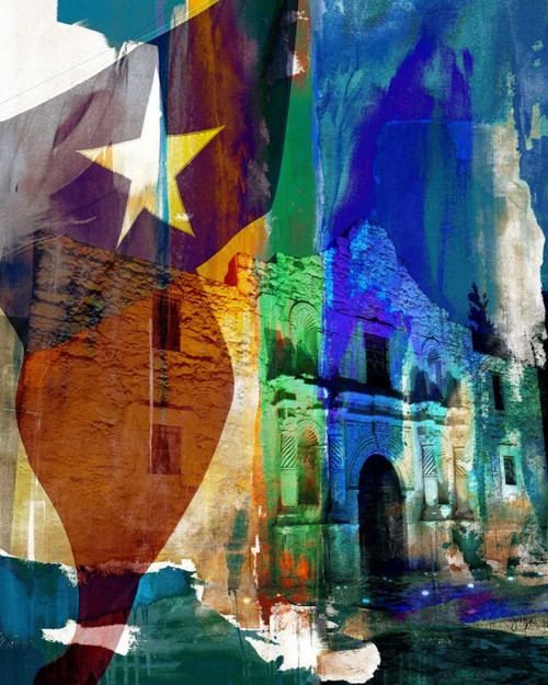 Alamo Flag Poster Print - Sisa Jasper
