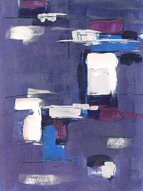 Blue Mountains Abstract I Poster Print - Melissa Wang