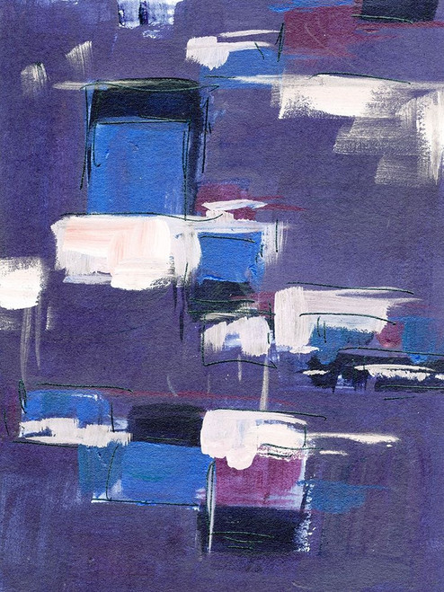 Blue Mountains Abstract II Poster Print - Melissa Wang