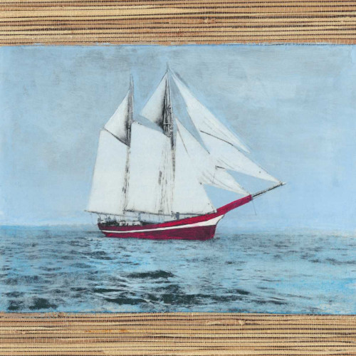 Seagrass Nautical I Poster Print - Naomi McCavitt