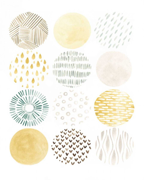 Orbital Patterns I Poster Print - June Erica Vess