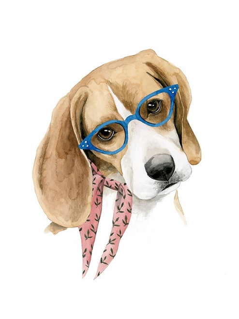 Vogue Dog III Poster Print - Grace Popp