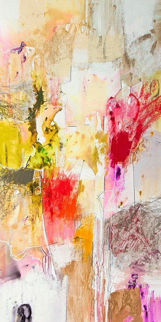 Vertical Reds I Poster Print - Jennifer Gardner