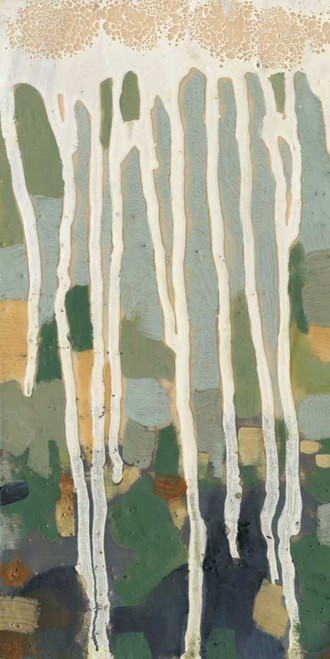 Mosaic Treeline I Poster Print - Jennifer Goldberger