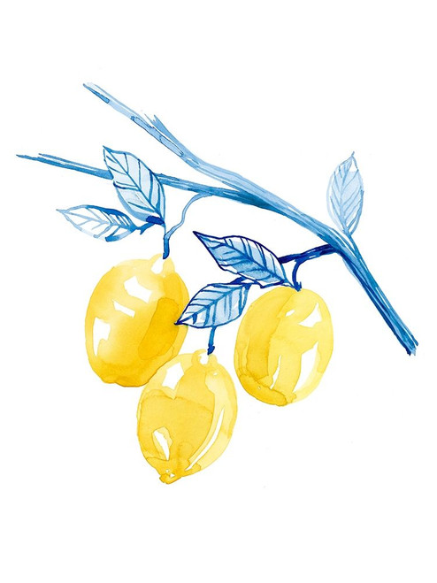 Cobalt Limon II Poster Print - Grace Popp