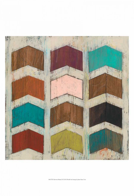 Chevron Matrix II Poster Print - June Erica Vess