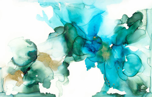 AqBloom II Poster Print - Jennifer Goldberger