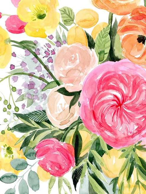 Blossomy Gathering I Poster Print - Grace Popp