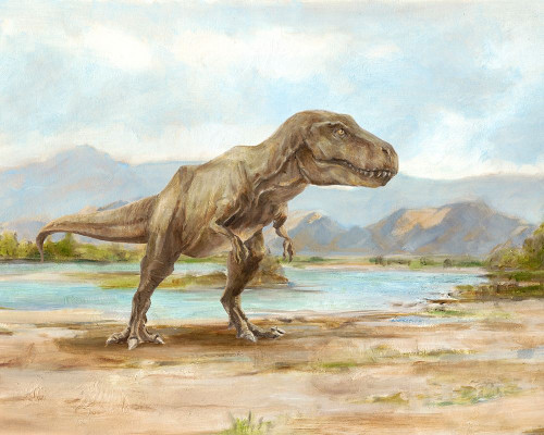 Dinosaur Illustration III Poster Print - Ethan Harper