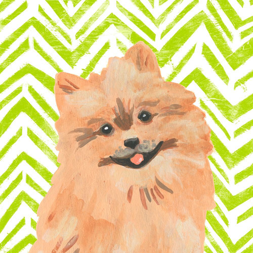 Parlor Pooches IV Poster Print - June Erica Vess