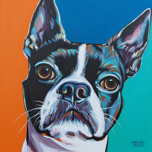 Dog Friend III Poster Print - Carolee Vitaletti