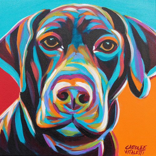 Dog Friend II Poster Print - Carolee Vitaletti