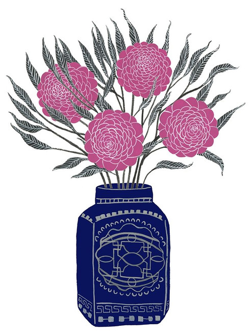 Painted Vase III Poster Print - Melissa Wang