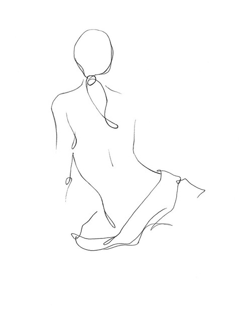 Gestural Contour II Poster Print - Ethan Harper