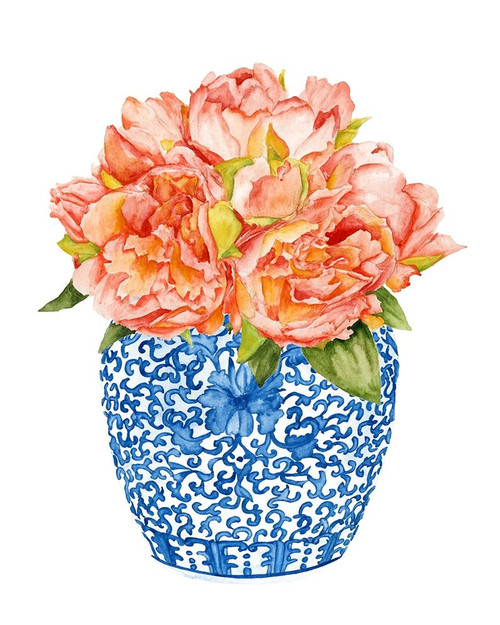 Sweet Peonies I Poster Print - Melissa Wang