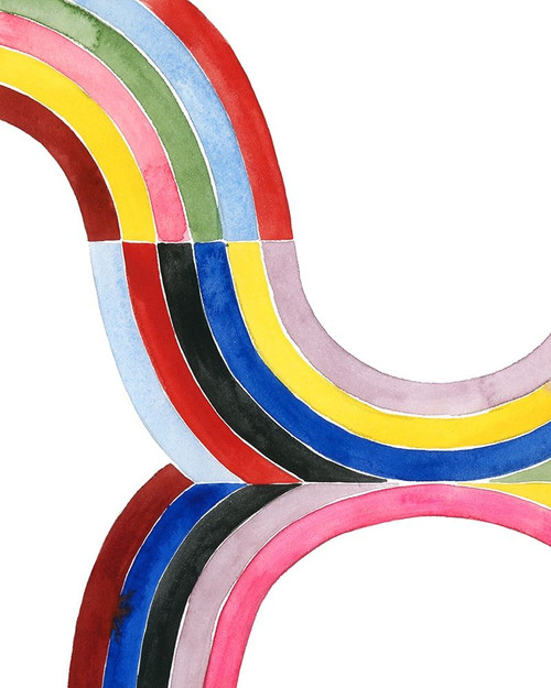 Deconstructed Rainbow III Poster Print - Grace Popp