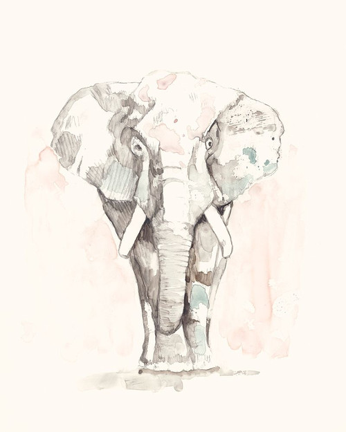 Pastel Safari II Poster Print - Jennifer Goldberger