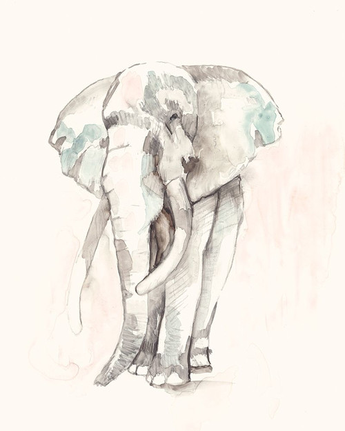 Pastel Safari I Poster Print - Jennifer Goldberger