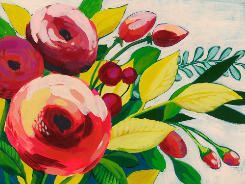 Vivacious Bloom I Poster Print - Grace Popp