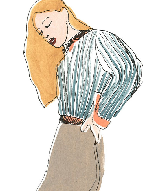 Fashion Vignette IV Poster Print - June Erica Vess