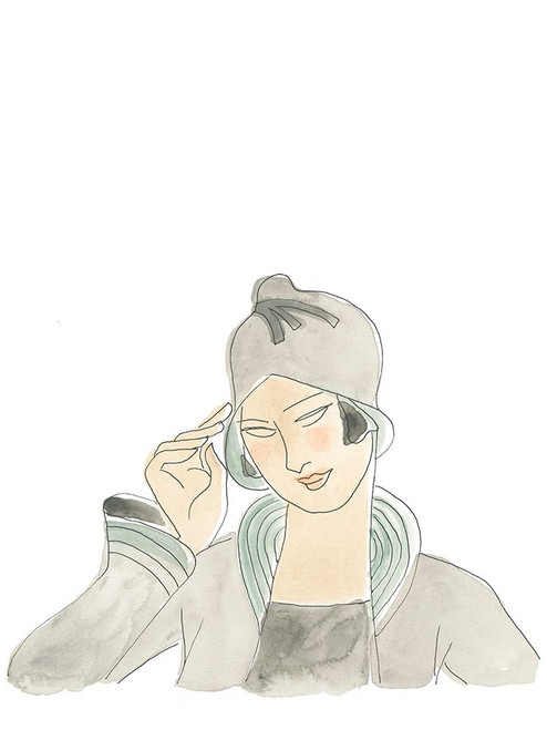 Flapper Fashion Sketches VI Poster Print - June Erica Vess