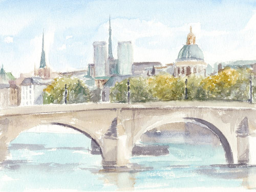 French Bridge Study I Poster Print - Ethan Harper