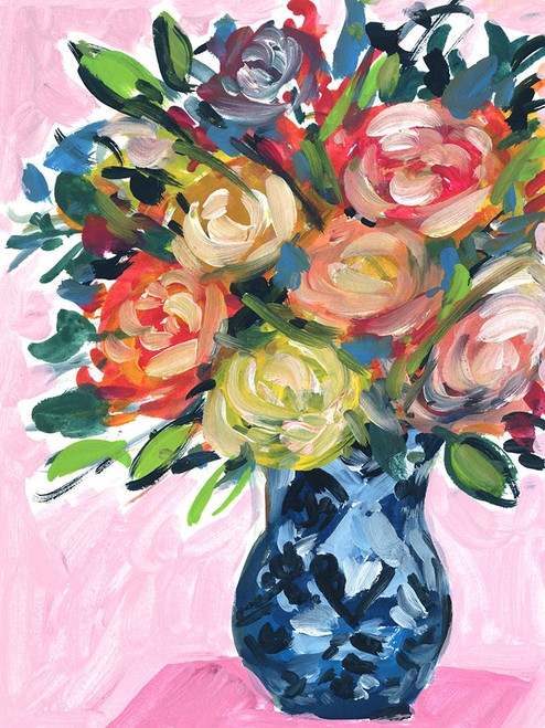 Bouquet in a vase IV Poster Print - Melissa Wang