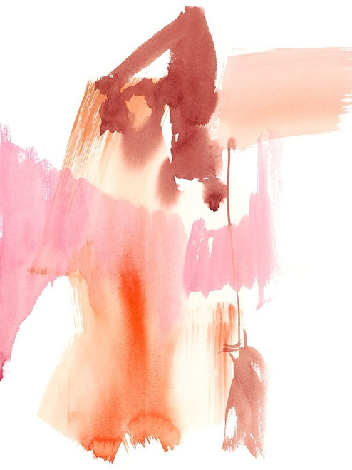 Flowing Sunset II Poster Print - Jennifer Goldberger