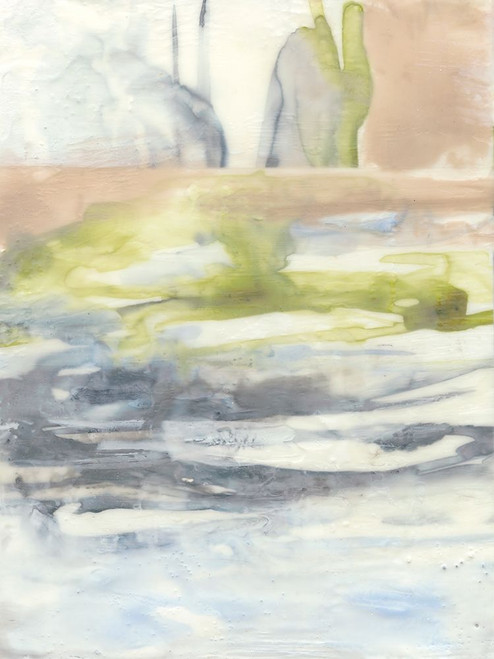 Waxen Strata I Poster Print - Jennifer Goldberger
