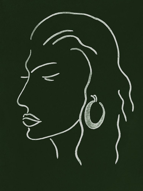 Malachite Portrait III Poster Print - Melissa Wang