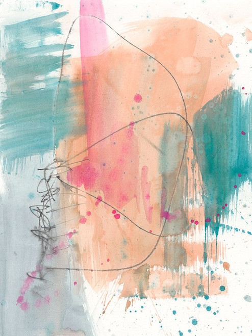 Vivid Splash II Poster Print - Jennifer Goldberger