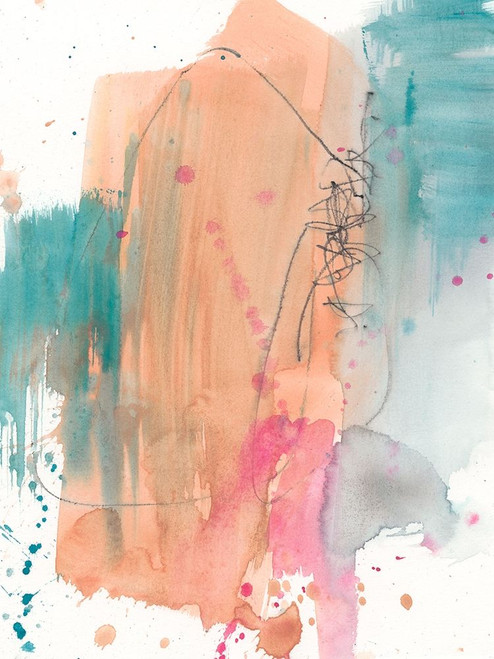 Vivid Splash I Poster Print - Jennifer Goldberger