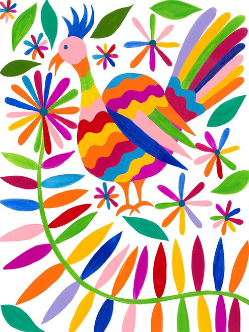 Otomi Bird III Poster Print - Regina Moore