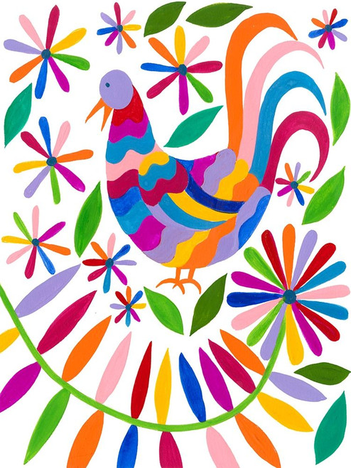 Otomi Bird I Poster Print - Regina Moore