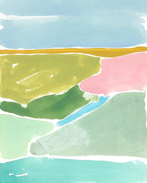 Abstract Italian Landscape I Poster Print - Rob Delamater