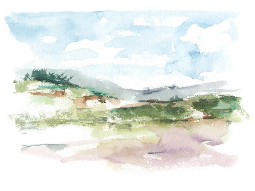 Spring Watercolor Sketch I Poster Print - Ethan Harper