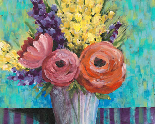 Early Summer Blooms I Poster Print - Regina Moore