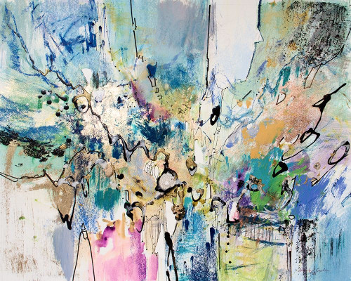 Rainbow Blue II Poster Print - Jennifer Gardner