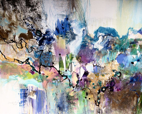 Rainbow Blue I Poster Print - Jennifer Gardner