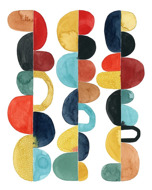 Midcentury Sunrise I Poster Print - Grace Popp