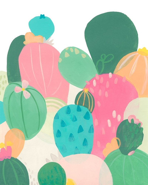 Cactus Confetti II Poster Print - June Erica Vess