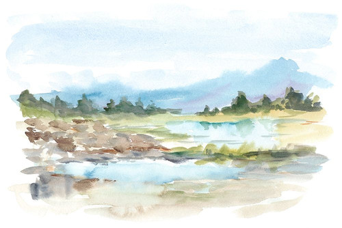 Mountain Watercolor IV Poster Print - Ethan Harper