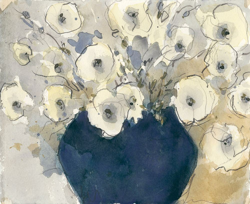 White Blossom Study II Poster Print - Samuel Dixon